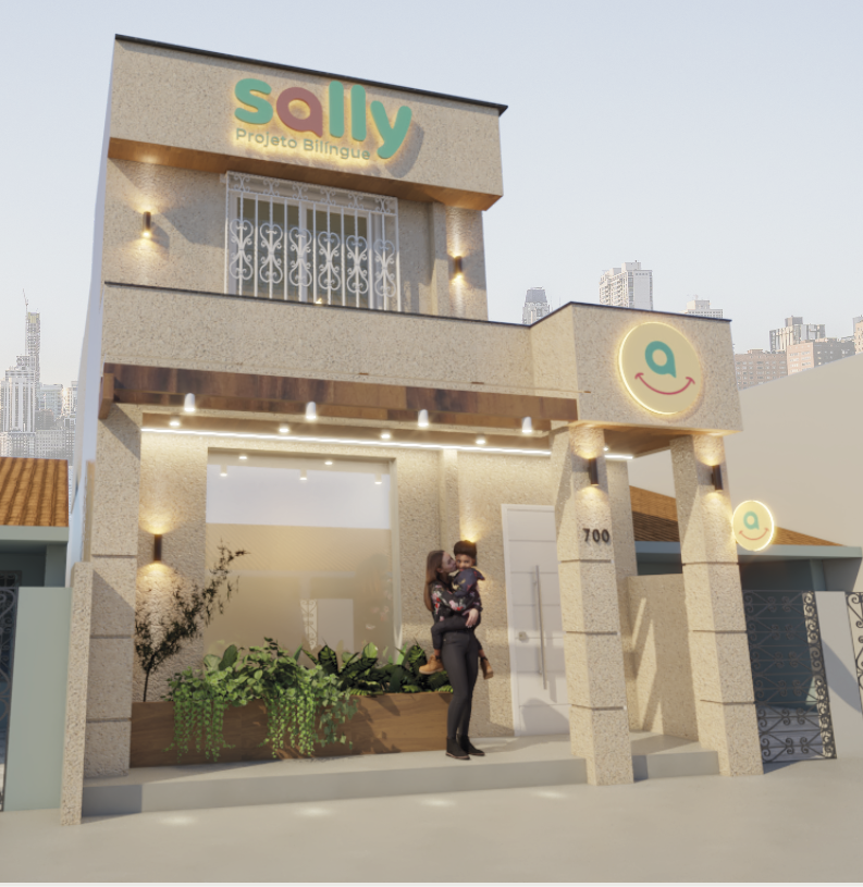 Fachada da nova sede da Sally no Umarizal